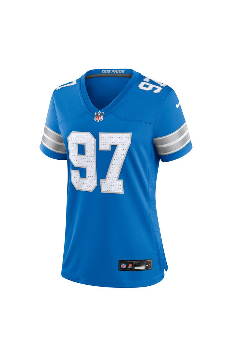 Nike Women's Nike Aidan Hutchinson Blue Detroit Lions Game Jersey, Alternate, color, Blue