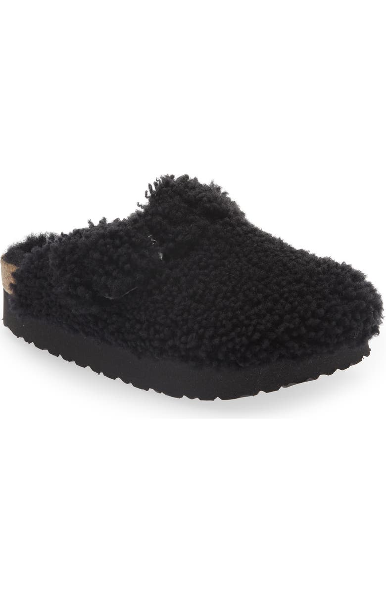 Birkenstock Papillio by Birkenstock Boston Big Buckle Genuine Shearling Clog, Main, color,