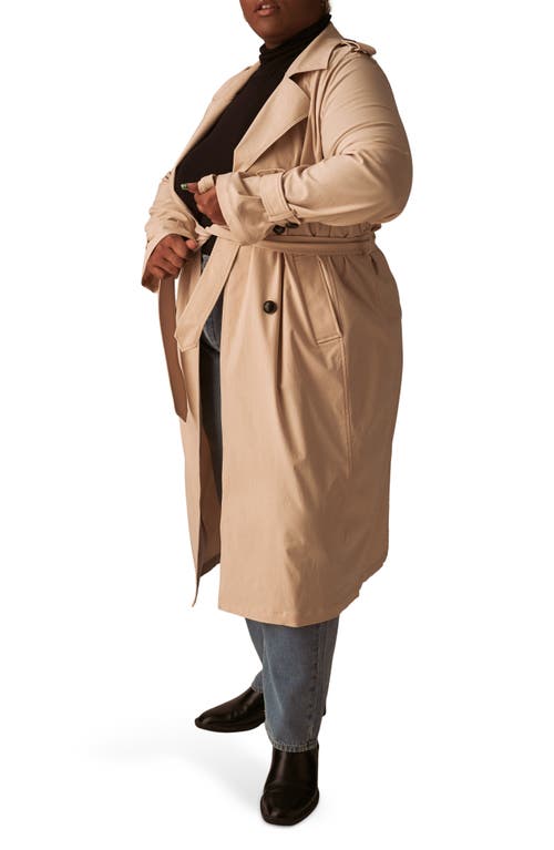 Universal Standard Henning X Us Park Soft Trench In Fog