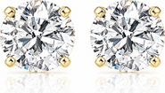 Bliss Diamond 1 Carat (ctw) Diamond Studs In 14k Or Gold Lab Grown