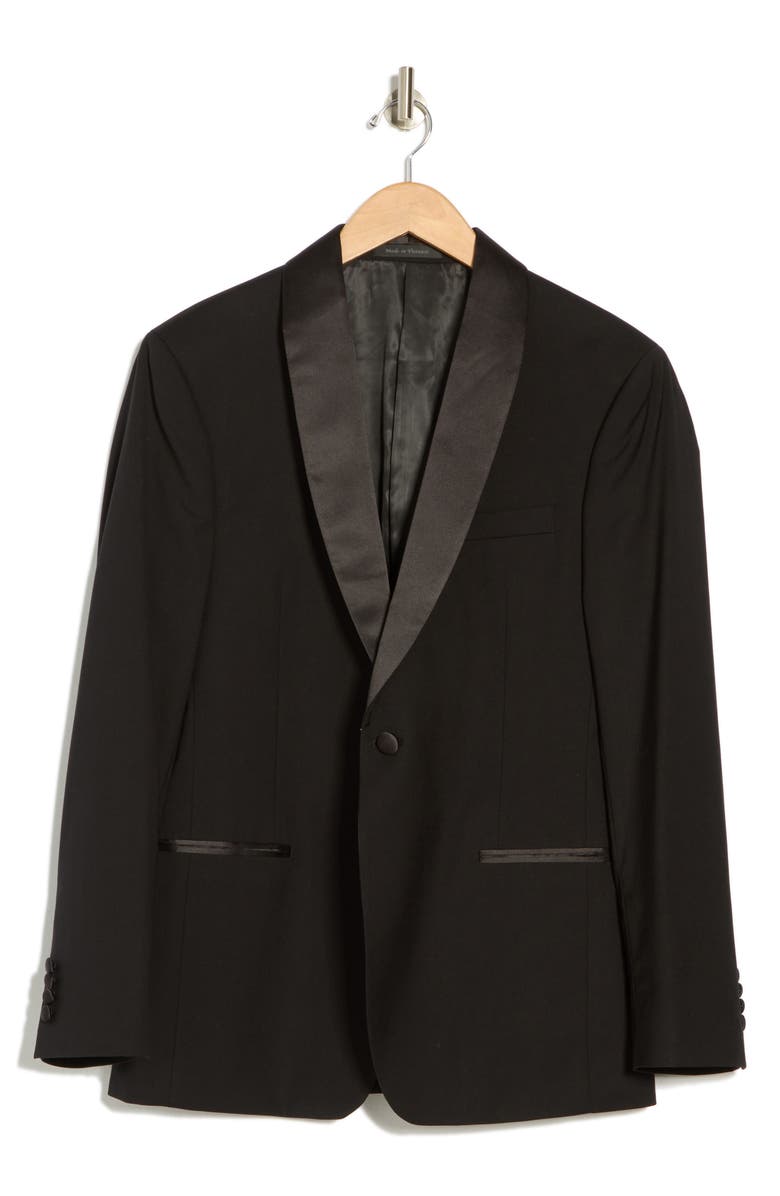 Ike Behar Stretch Tuxedo Jacket, Alternate, color,