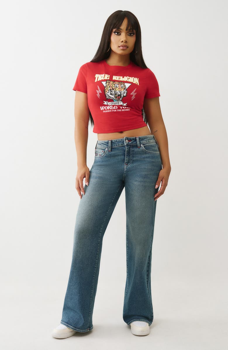 True Religion Bobbi Baggy Jeans, Alternate, color, Medium Salted Caramel Wash