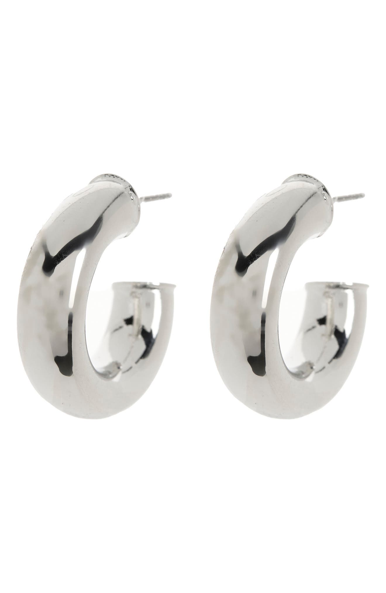 NORDSTROM RACK 25mm Tube Hoop Earrings
