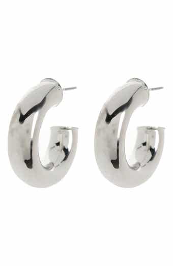 NORDSTROM RACK 25mm Tube Hoop Earrings