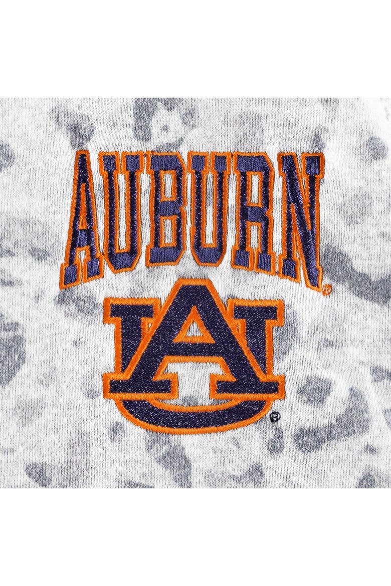 Women's Gameday Couture Heather Gray Auburn Tigers Leopard Quarter-Zip Sweatshirt, Alternate, color, Heather Gray