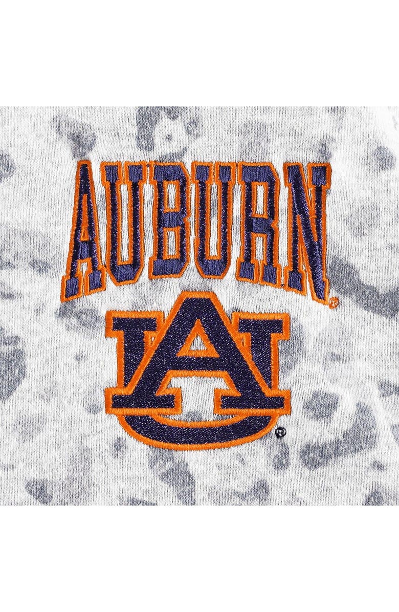 GAMEDAY COUTURE Women's Gameday Couture Heather Gray Auburn Tigers Leopard Quarter-Zip Sweatshirt, Alternate, color, Heather Gray