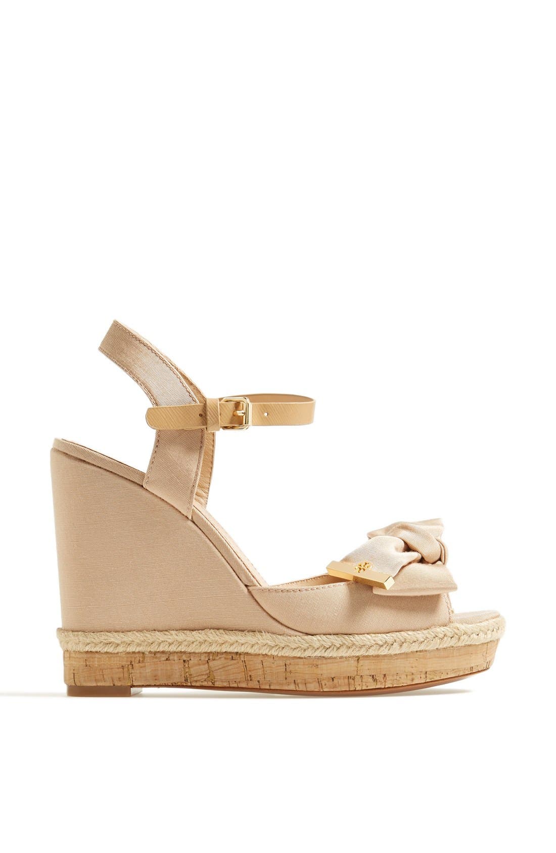Tory Burch 'Penny' Wedge Sandal, Alternate, color, 