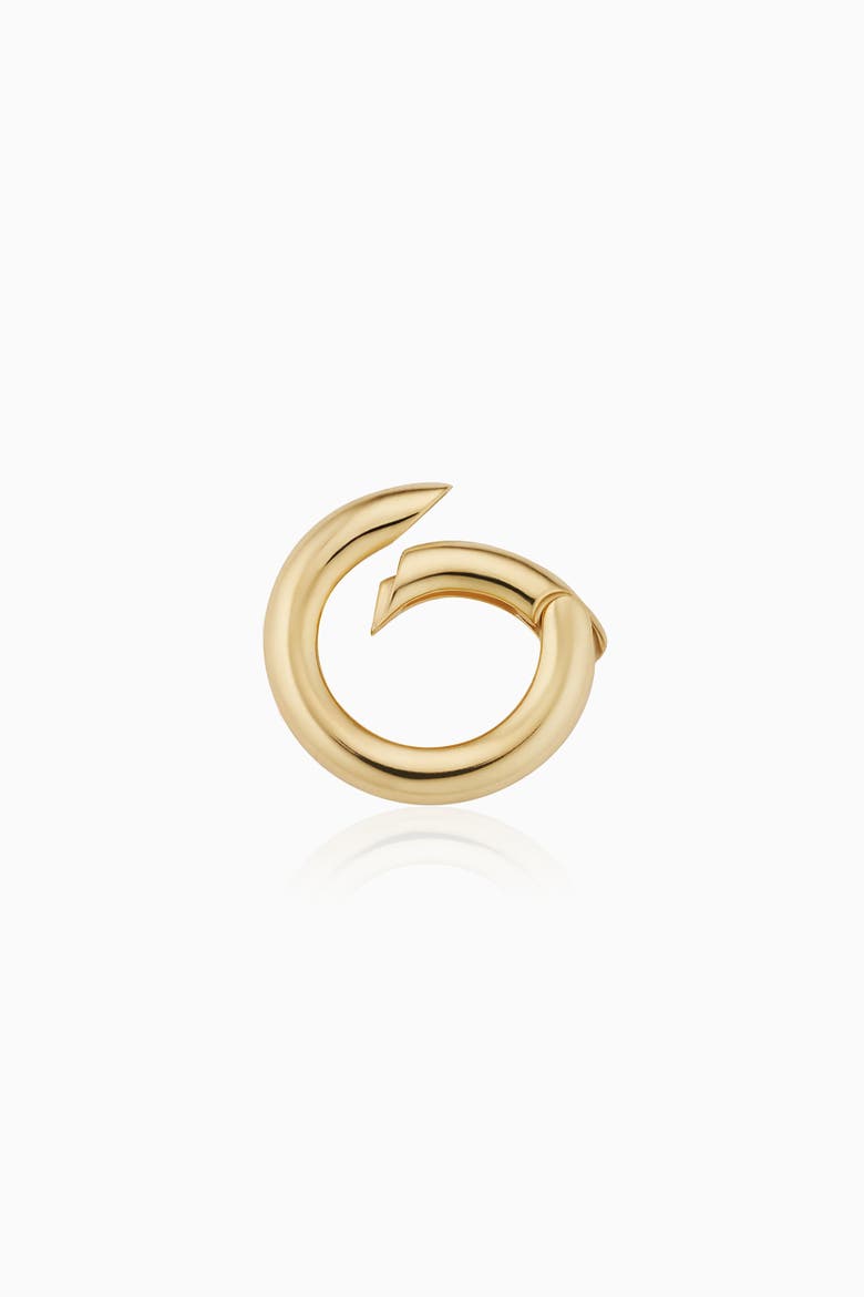 14K Gold Connect Me Round Clasp, Alternate, color, Yellow Gold