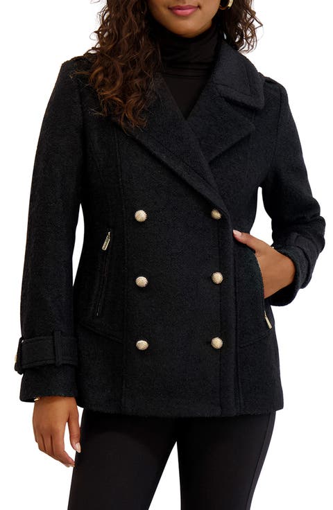 Bouclé Peacoat
