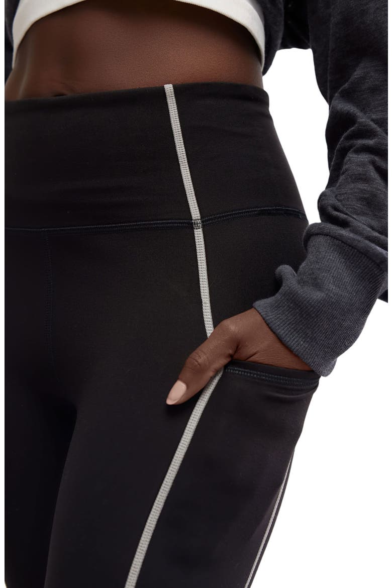 FP Movement You're a Peach Pocket Leggings, Alternate, color, BLACK
