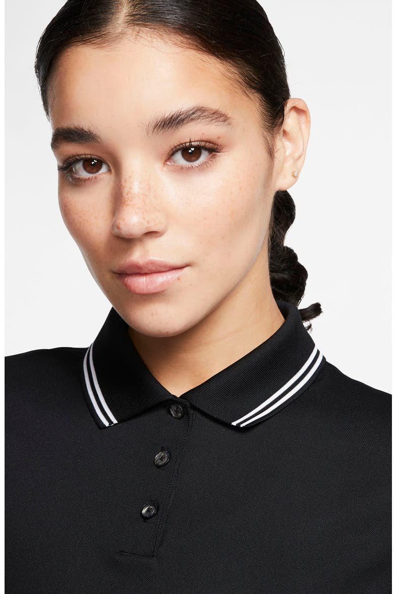 Dry Victory Polo, Alternate, color, BLACK/ WHITE
