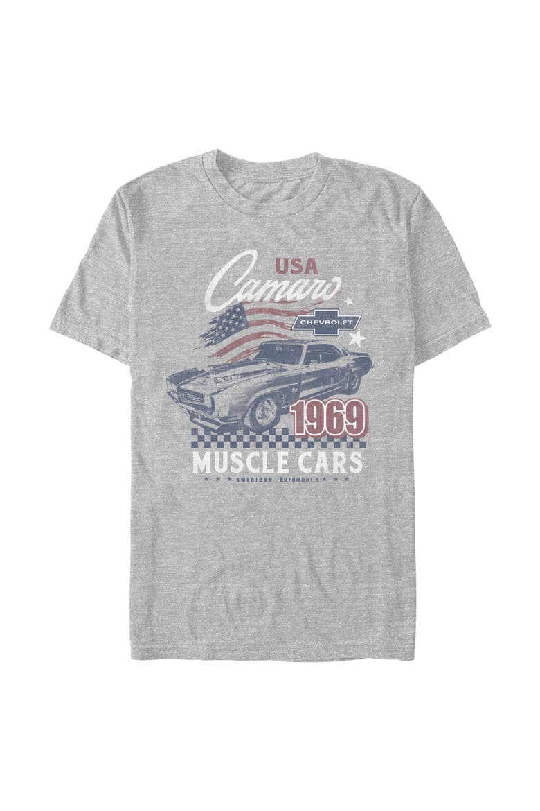 Men's General Motors Camaro Muscle Cars  Graphic T-Shirt, Main, color, Sport Grey