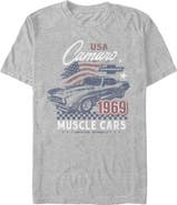 General Motors Mens General Motors Camaro Muscle Cars T Shirt