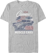 General Motors Mens General Motors Camaro Muscle Cars T Shirt