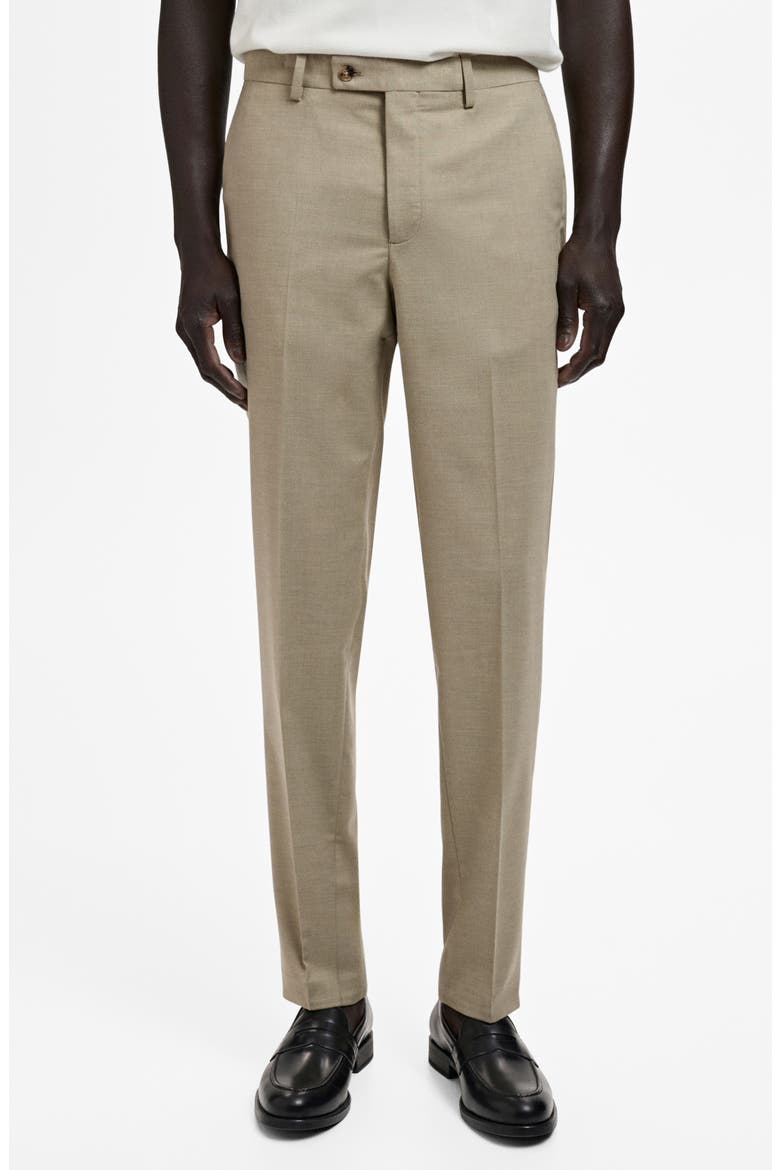 Milan Slim Fit Suit Pants, Main, color, GREEN
