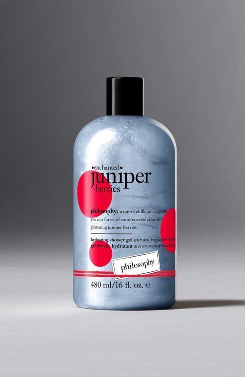 Philosophy Di Lorenzo Serafini Philosophy Enchanted Juniper Berries Hydrating Shower Gel, Bubble Bath & Shampoo In Transparent