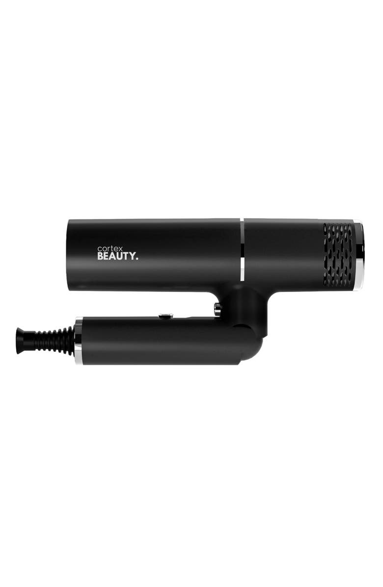 CORTEX BEAUTY Airfold Ionic Foldable Dryer + 2-Piece Blowout Brush Set $249.99 Value, Alternate, color, Black