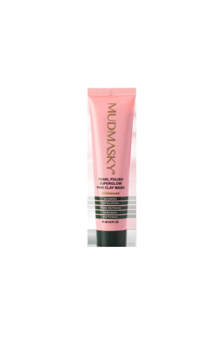 MUDMASKY Pearl Polish Superglow Pink Clay Mask, Alternate, color, NO COLOR