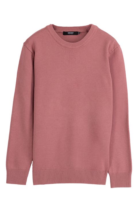 Kids' Basic Crew Neck Sweater (Big Kid)