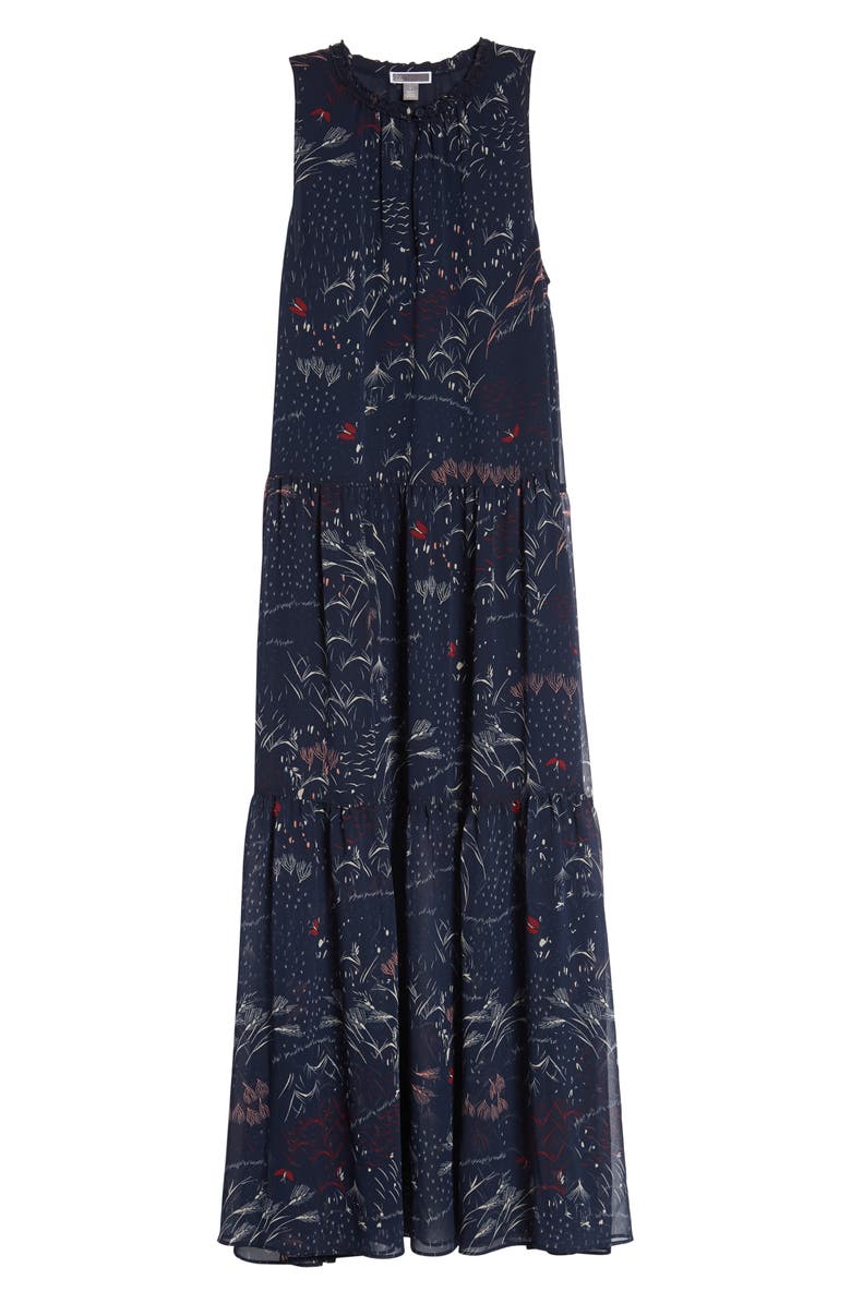 Chelsea28 Print Tiered Maxi Dress, Alternate, color, 