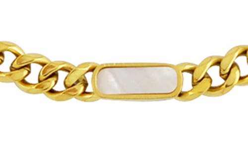 Rebl Gender Inclusive Stone Curb Chain Necklace