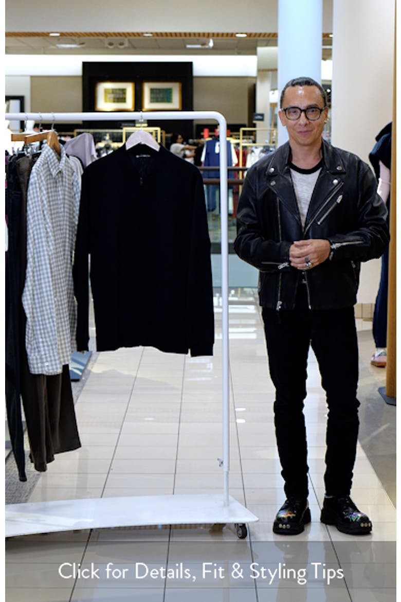 Stretch Cotton Bomber Jacket video