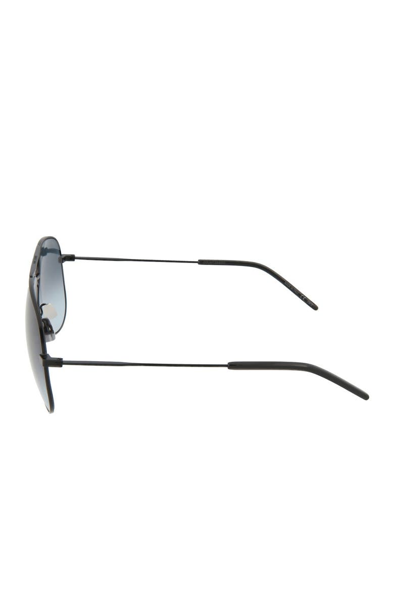 Saint Laurent 59mm Aviator Sunglasses, Alternate, color, 