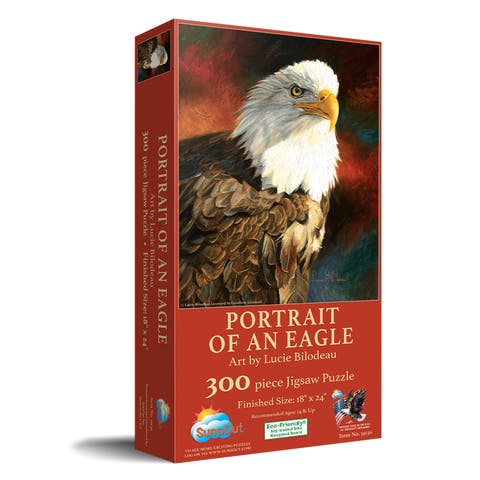 Portrait of an Eagle 300 piece Jigsaw Puzzle for Adults