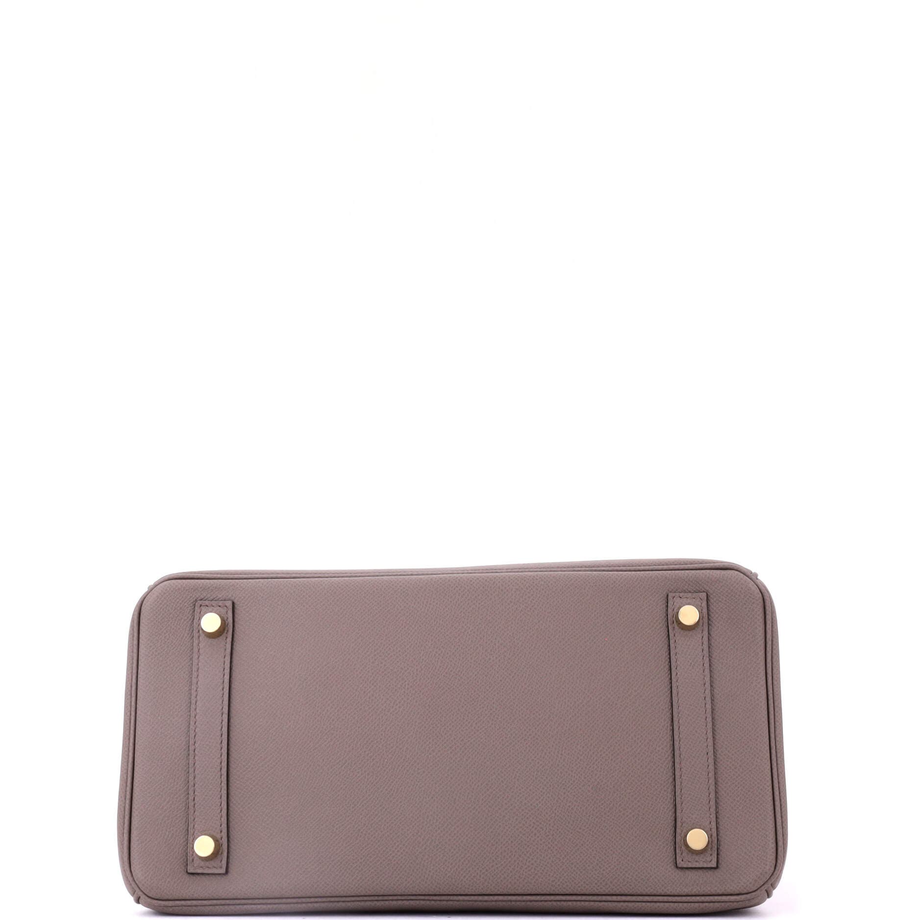 Pre-Owned Hermes Birkin Handbag Grey Epsom with Gold Hardware 30, Alternate, color, Etain