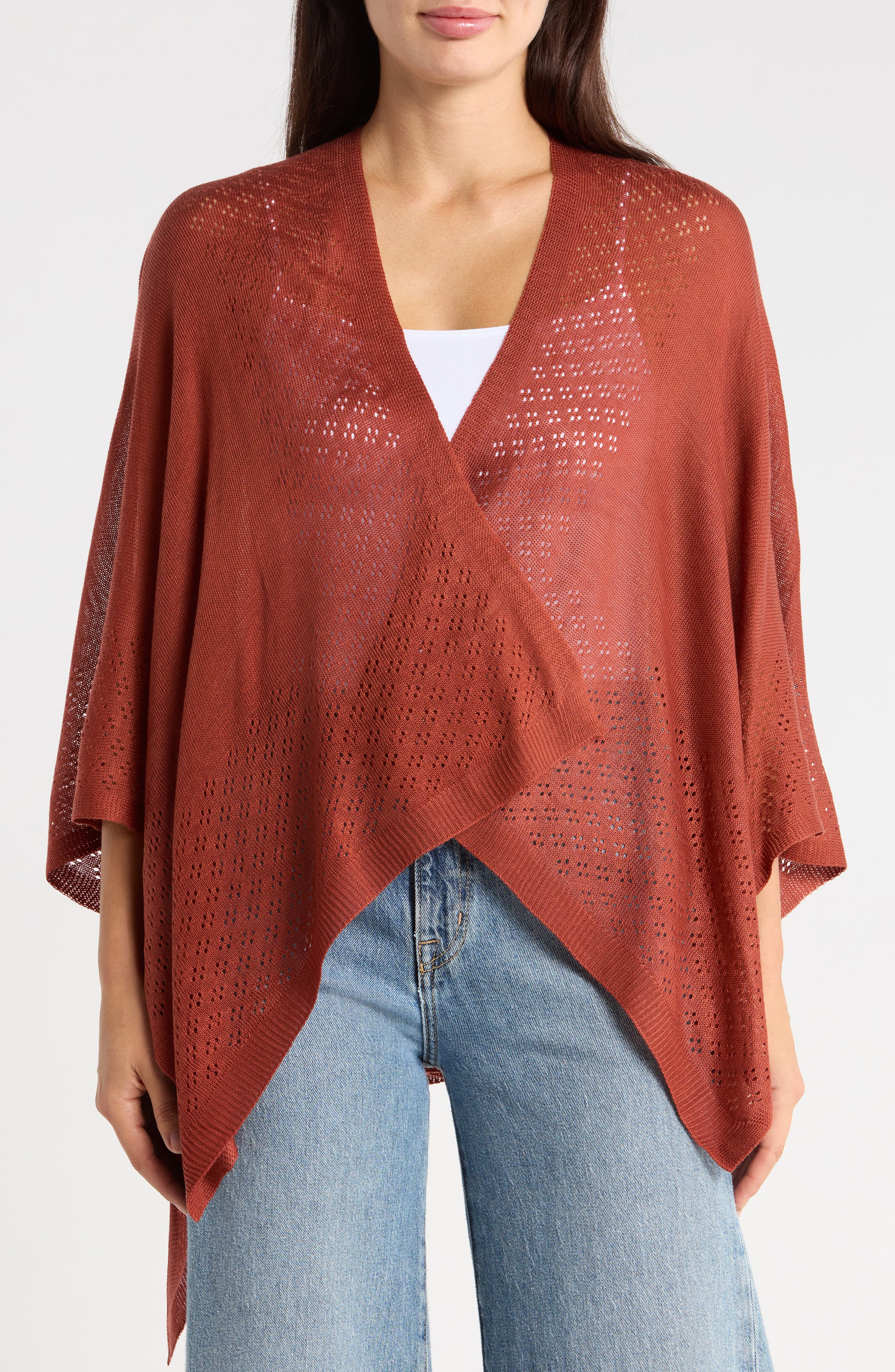 Cropped Pointelle Topper