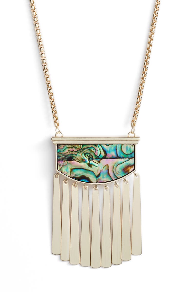 Kendra Scott Ellen Stone Necklace, Alternate, color, 