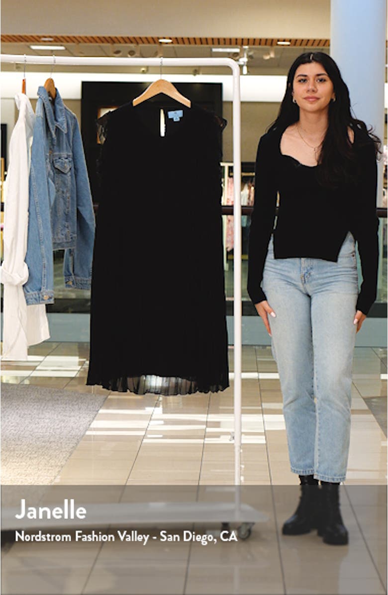 Ruffle Pleated Shift Dress, sales video thumbnail