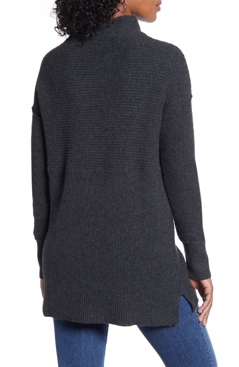 Caslon<sup>®</sup> Ribbed Tunic Sweater, Alternate, color, 