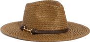 Vince Camuto Horsebit Straw Panama Hat