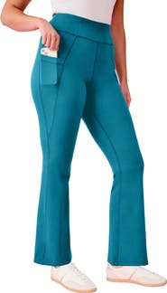 Roaman's Soft Sculpt Side Pocket Yoga Pants