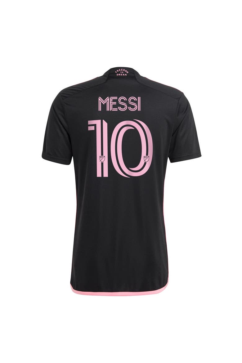 Men's adidas Lionel Messi Black Inter Miami CF 2024 La Noche Replica Player Jersey, Alternate, color, Black