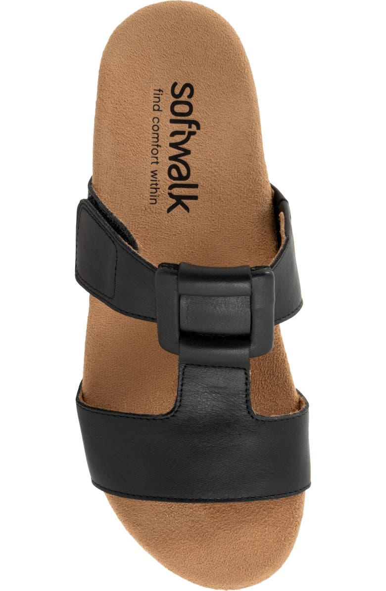SoftWalk<sup>®</sup> Bexley Platform Slide Sandal, Alternate, color, Black