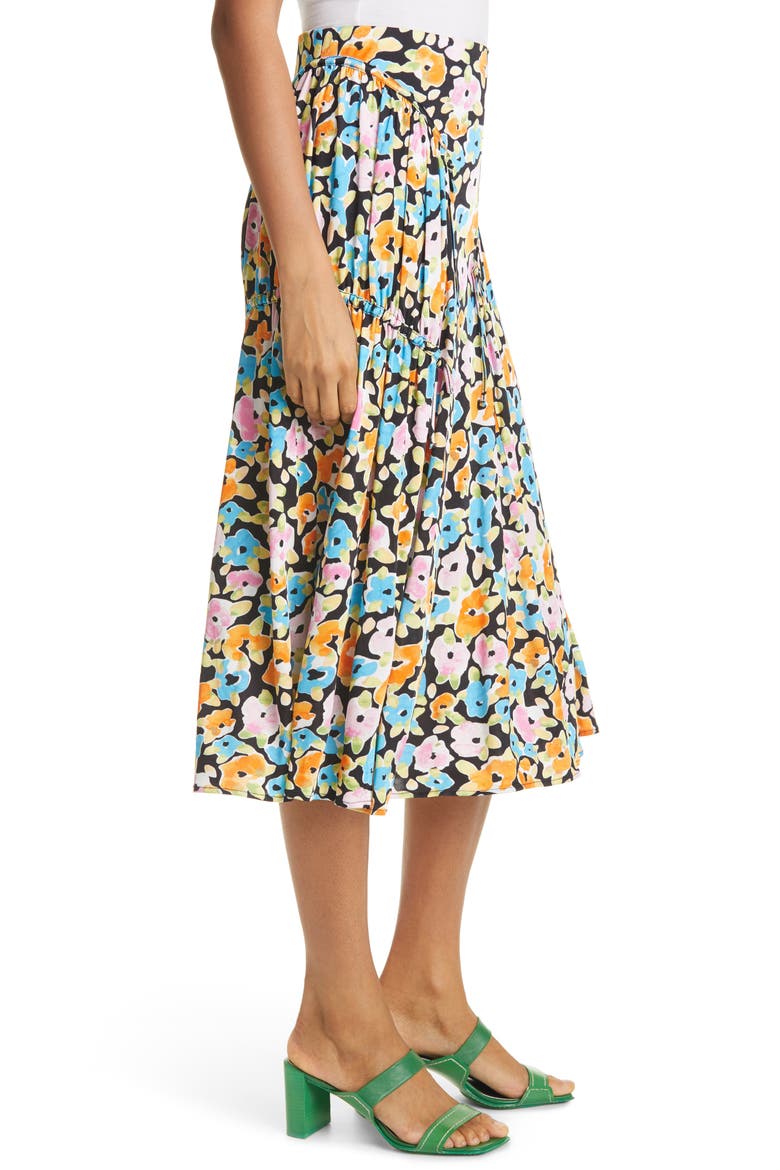 Paloma Floral Jersey Skirt, Alternate, color, WATERCOLOR FLORA