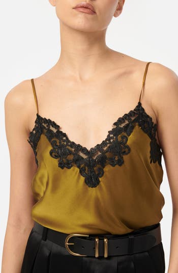 Cami nyc stripped high quality silk camisole top