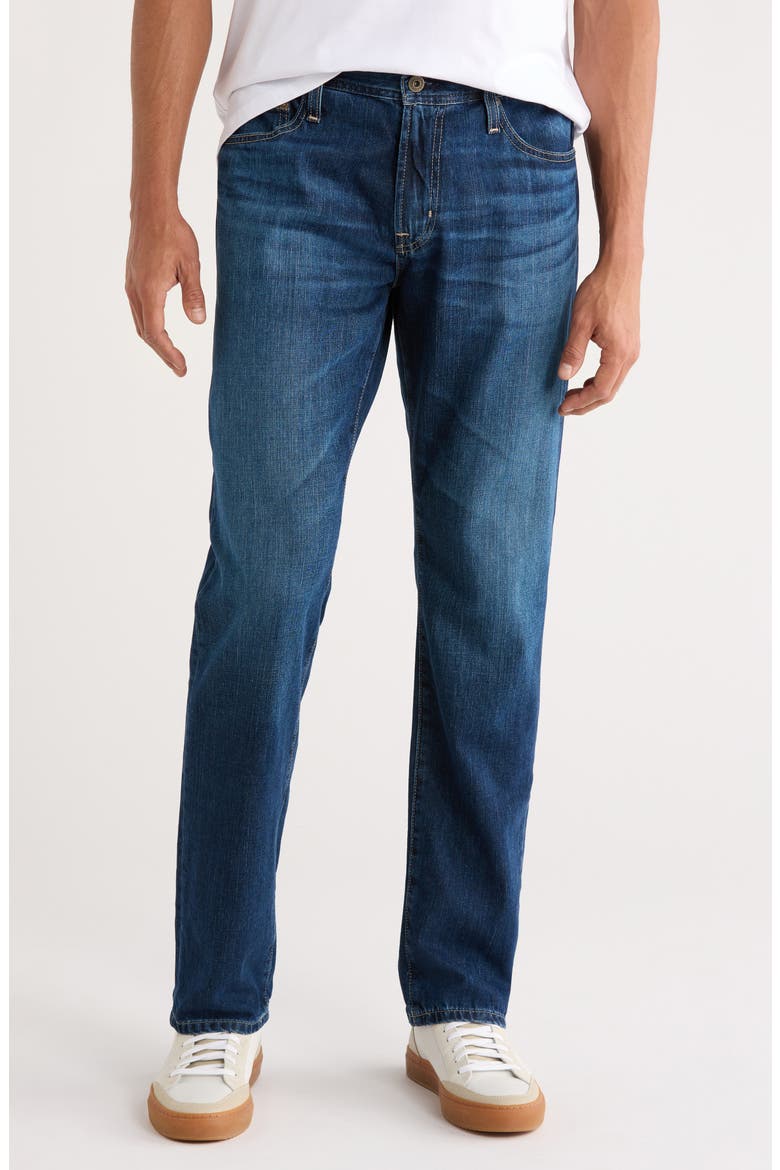 Everett Slim Straight Leg Jeans, Main, color, OXFORD BLUE
