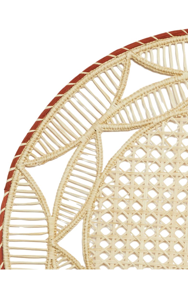 La DoubleJ Raffia Placemats Set Of 2, Alternate, color, Sol Mattone