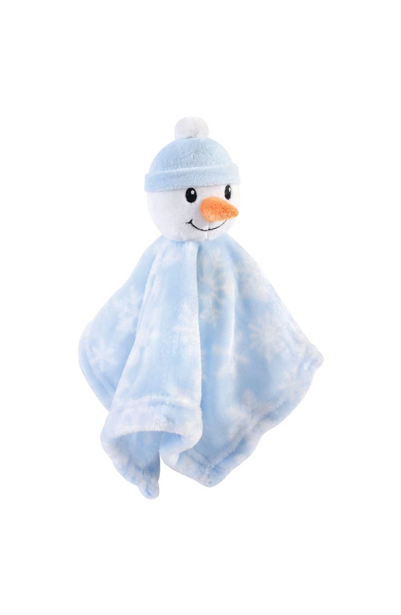 Hudson Baby Universal Comfort Creature Blankie, Main, color, Snowman