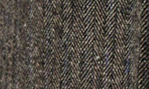 Astr The Label Milani Herringbone High Waist Wide Leg Pants In Brown