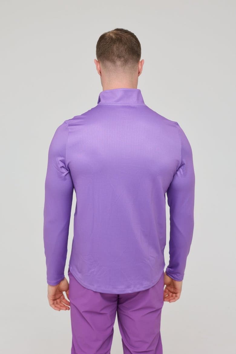 Elite Activewear 1/4 Zip Top - Purple, Alternate, color, Purple