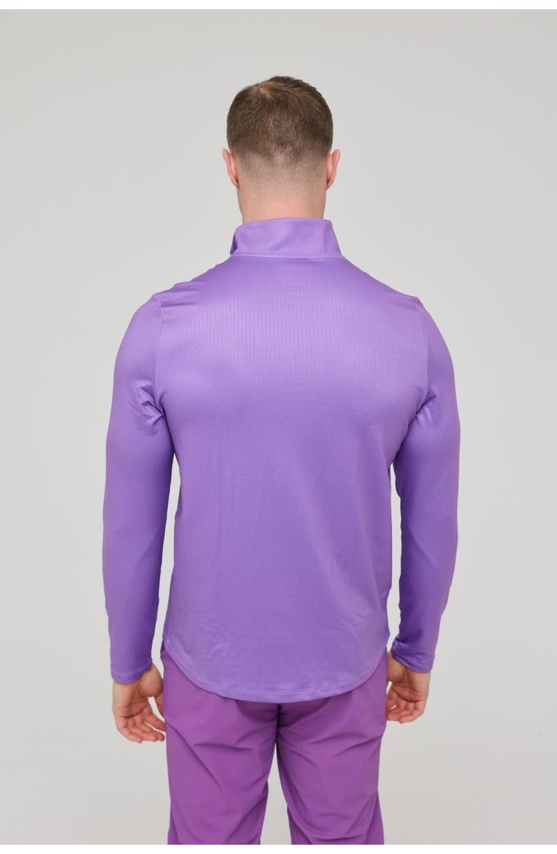 OOSC Elite Activewear 1/4 Zip Top - Purple, Alternate, color, Purple