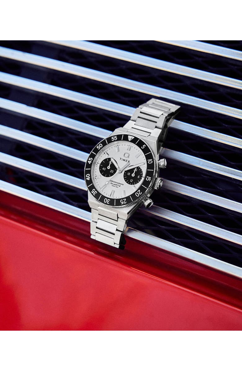 Timex<sup>®</sup> Continental Bracelet Watch, 40mm, Alternate, color, Silver/ Silver-Tone