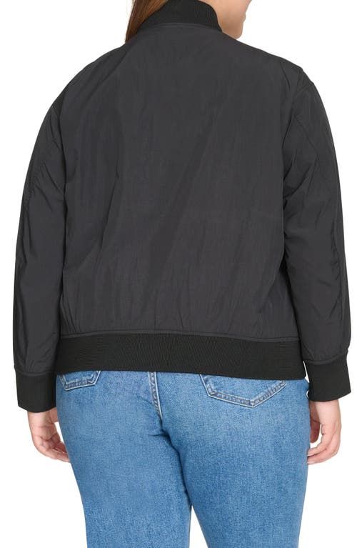 Shop Levi's Relaxed Bomber Jacket In Black