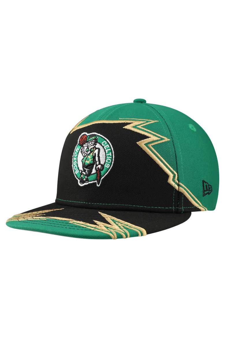 Youth New Era Kelly Green Boston Celtics Break 59FIFTY Fitted Hat, Main, color, Kelly Green