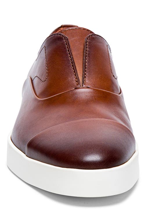 Santoni Money Oxford Sneaker In Brown
