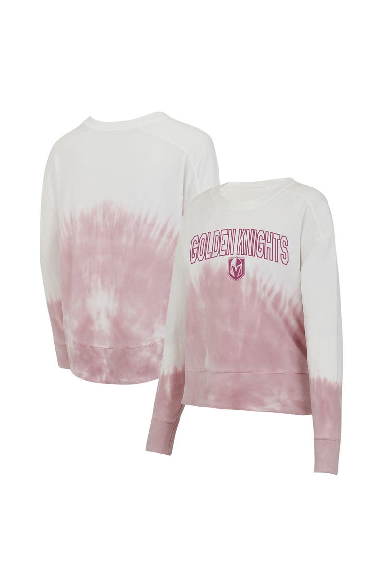 CONCEPTS SPORT Women's Concepts Sport Pink/White Vegas Golden Knights Orchard Tie-Dye Long Sleeve T-Shirt, Alternate, color, Pink
